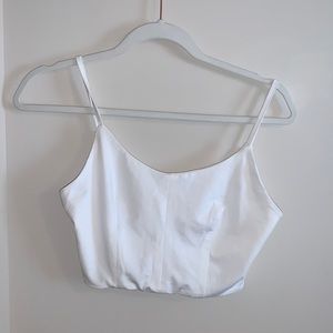 White Crop Top
